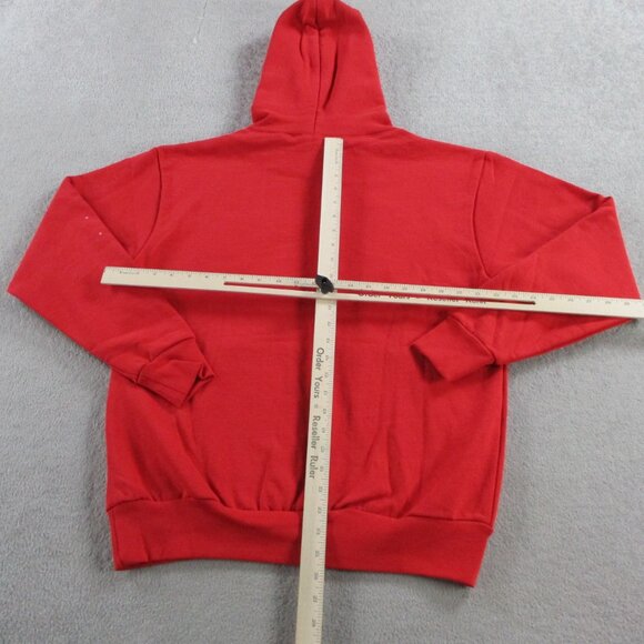 NWOT Sp5der Hoodie Adult Small Red Angel Number 555 Printed Sweatshirt Pullover - Picture 7 of 10